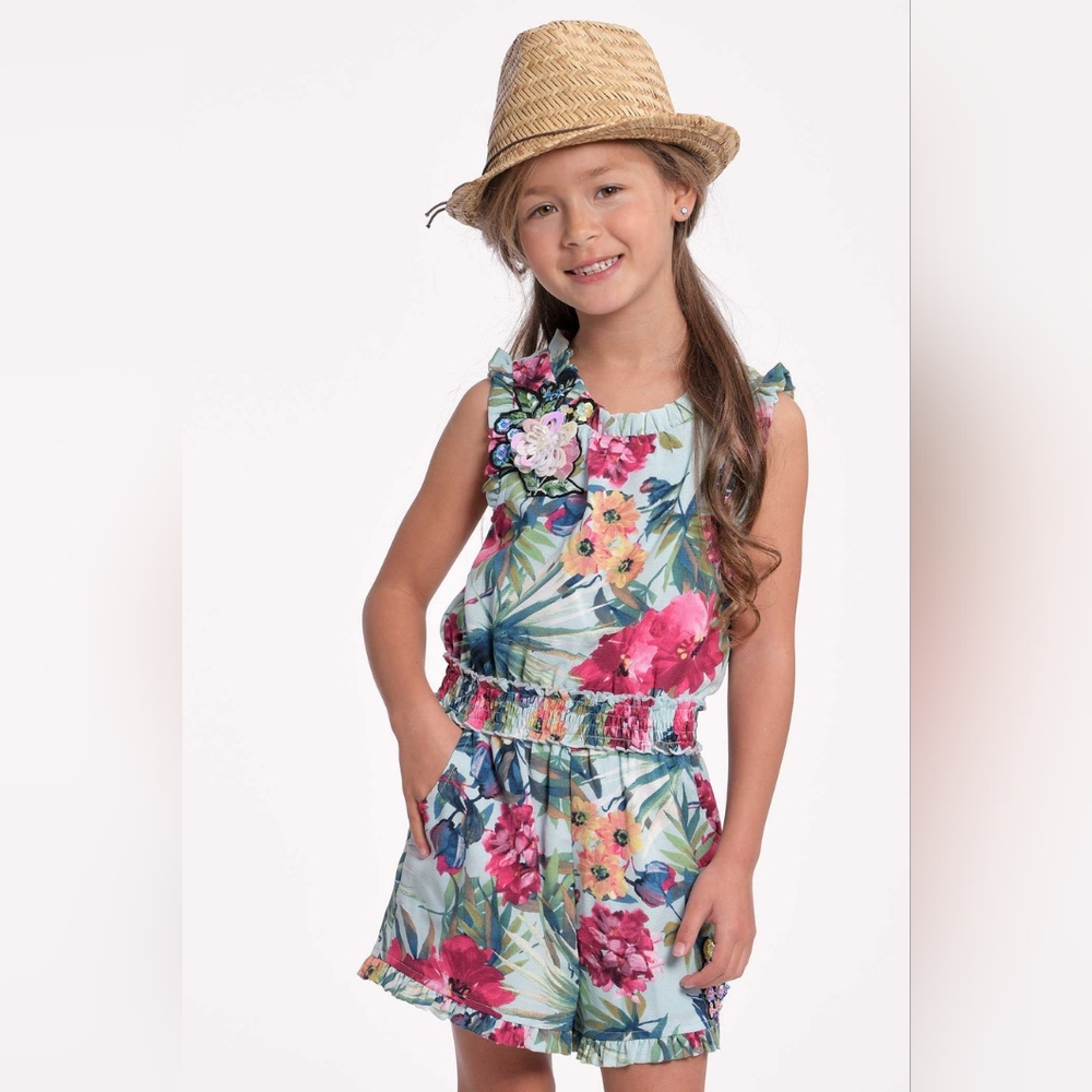 Hannah Banana Romper Size 4